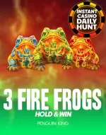 3 Fire Frogs: Hold & Win