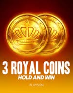 3 Royal Coins: Hold and WIn